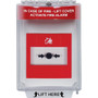 Safety Technology STI-13010FR Universal Stopper without Horn, Flush, Fire Label