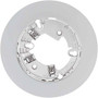 Fire-Lite B300-6 6" Base, Standard Flanged Low-profile Mounting, White (Replacement for B210LP)