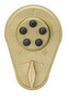 Combination Deadlatch, 1-3/4" to 2-1/8" Thick Doors, Latch Holdback, 2-1/2" Lever Option, Satin Brass