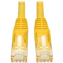 Tripp Lite 1ft CAT6 Gigabit Snagless Molded Patch Cable Rj45 M/M Yellow 1'