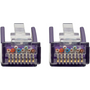 Tripp Lite 1ft CAT6 Snagless Molded Patch Cable UTP Purple Rj45 M/M 1'