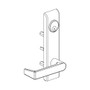 Night Latch Lever Control Trim, for 1790 Exit Devices, Right Hand Reverse, Satin Aluminum Clear Anodized