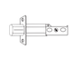 Yale D34 626 Deadbolt Assembly