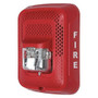 System Sensor SPSRL L-Series Indoor Speaker Strobe, Wall Mount, "FIRE" Marking, Red