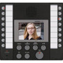 Aiphone AX-8MV Audio/Video Master with Buttons for Up to 8 Masters Stations and 8 Doors or Sub Stations, Black