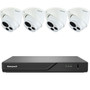 Honeywell HN30040101E45PK 30 Series 5-Piece Surveillance Kit, (4) HC30WE5R3 5MP Turret Cameras, (1) HN30040101 4-Channel NVR, 1TB