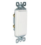 Pass ; Seymour TM873-W tradeMaster ; Paddle 3-Way Decorator Switch; 120/277 Volt AC, 15 Amp, White