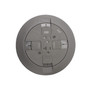 Wiremold RC7ATCGY Poke-Thru Device, Flush, Diameter: 7", Non-Metallic