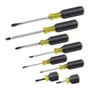 Klein Tools 85078 Cushion-Grip Screwdriver Set (8-Piece)