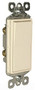 Pass ; Seymour TM870-LA tradeMaster ; Decorator Switch; 1-Pole, 120/277 Volt AC, 15 Amp, Light Almond