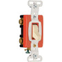 Pass ; Seymour CSB20AC2-I Specfication Grade Construction Toggle Switch; 2-Pole, 120/277 Volt AC, 20 Amp, Ivory