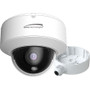 Speco O8VD2 8MP IR Dome IP Camera with Junction Box, 2.8mm Fixed Lens, NDAA Compliant, White