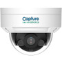 Capture Advance R2-8MPFXDOME 8MP WDR IR Dome IP Camera, 2.8mm Lens, NDAA Compliant, White