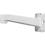 Hanwha SBP-390WMW2 Long Wall-Mount Arm for Select PNM, SBP and HCM Series Cameras, 4.5"W x 7.2"H x 16.4"D, White