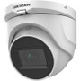 Hikvision DS-2CE76H0T-ITMF TurboHD 5MP Outdoor Turret Analog Camera, 3.6mm Lens, White, Replaces DS-2CE56H5T-ITME 6MM