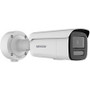 Hikvision DS-2CD3T48G2-LIS ColorVu Smart Hybrid Light 4MP Dual Illumination WDR Bullet IP Camera with Built-in Microphone, 60m Light Range, 2.8mm Fixed Lens, White