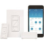 Lutron P-BDG-PKG1W-C Caseta Wireless Dimmer Kit with Smart Bridge, White