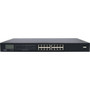 DITEK DTK-SW16PL 16-Port Gigabit Ethernet PoE+ Switch Two SFP Ports and LCD Screen passes