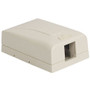 ICC IC108SB1WH Elite Surface Mount Box with 1 Port, White