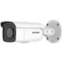 Hikvision DS-2CD2T87G2-LSU/SL ColorVu 8MP Strobe Light and Audible Warning Bullet IP Camera, 2.8mm Fixed Lens, White