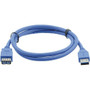 Kramer C-USB3/AAE-6 USB 3.0 A (M) to A (F) Extension Cable, 6' (1.80m)