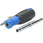 Jonard Tools SD-61 6-In-1 Multi-Bit Screwdriver with Phillips And Slotted Bits