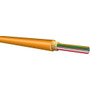 OCC DX006TALT9QP DX Series Fiber Optic Cable, Plenum Indoor/Outdoor Rated, 6-Strand, 900um Tight Buffered, OFNP Rated, OM3, 50/125, Multimode, Aqua Jacket