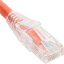 ICC ICPCST01OR CAT6 Clear Boot Patch Cord, 1' (.3m), Orange