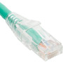 ICC ICPCST01GN CAT6 Clear Boot Patch Cord, 1' (.3m), Green