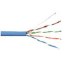 Siemon 9C6P4-E2-06ARXA CAT6 Plenum Cable, 24/4 Solid BC, UTP, CMP, FT6, 1000' (304.8m) Reelex, Blue