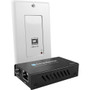 Comprehensive CHE-HDBTWP105K Pro AV/IT HDBaseT USB 2.0 over CATx Single Gang Wall Plate Extender