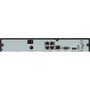 Speco N8NRN 4K 8-Channel NVR with Built-In PoE Ports, NDAA Compliant, 2TB HDD, Black