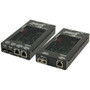 Lantronix SGPAT1039-105-NA Stand Alone Fast and Gigabit Ethernet PoE/PoE+ Media Converter, 10/100/1000Base-T PoE+ (RJ-45) 100 m/328' to 1000Base-SX 850nm Multimode (LC)