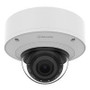 Hanwha PNV-A6081R-E1T 2MP Outdoor IR Vandal Dome IP Camera Pre-Loaded with SolidEDGE WAVE VMS and 1TB SSD, 4.38-9.33mm Motorized Varifocal Lens, White