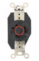 Leviton 2380 20-Amp, 480-Volt- 3PY, Flush Mounting Locking Receptacle, Black