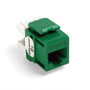 Leviton 61110-RV6 eXtreme 6+ QuickPort Connector, CAT 6, Green