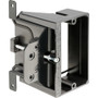 Arlington LVA1 1-Gang Mounting Bracket; Plastic, Black