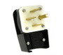 Leviton 9452-P 50 Amp, 125/250 Volt, Straight Blade, Plug, Industrial Grade