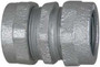 Midwest CPR21 Rigid Coupling; 1/2 Inch, Compression, Malleable Iron