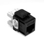 Leviton 5G110-RE5 Black Category 5e+ Snap in Connector