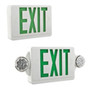 Lithonia Lighting LHQM LED G M LED Exit Sign, Green, 2 LED Heads