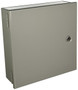 Hoffman A12N124 NEMA 1 Enclosure, Steel, Small, 12.00" x 12.00" x 4.00", Gray