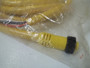 Woodhead Cordset, 5P, Mini-Change, Female, 8A, 600V AC/DC, Yellow, 12'