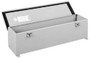 Hoffman F88T48HC Wire Trough, Hinged Cover, Steel, 8.00" x 8.00" x 48.00", Gray