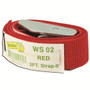 Dottie WS02 Web Strap w/ Buckle, Nylon, 2', Red