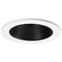 Halo 994P 4" Trim Step Baffle, White/Black