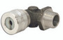 Hubbell-Killark 1/2" Strain Relief Cord/Cable Connector, 90Â°, 0.250-0.375"