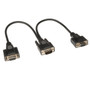 Tripp Lite VGA Monitor Y Splitter Cable (Hd15 M/2xf) 1-Ft.