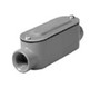 Hubbell-Raco Conduit Body, Type: LC, "R" Series, Size: 1/2", Die Cast Aluminum