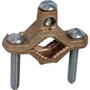 Dottie 27 Bare Wire Ground Clamp, 1-1/4" - 2", 10 - 2 AWG, Bronze